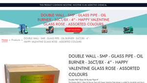 101 Distributors - Double Wall Glass Oil Burner Pipe 4