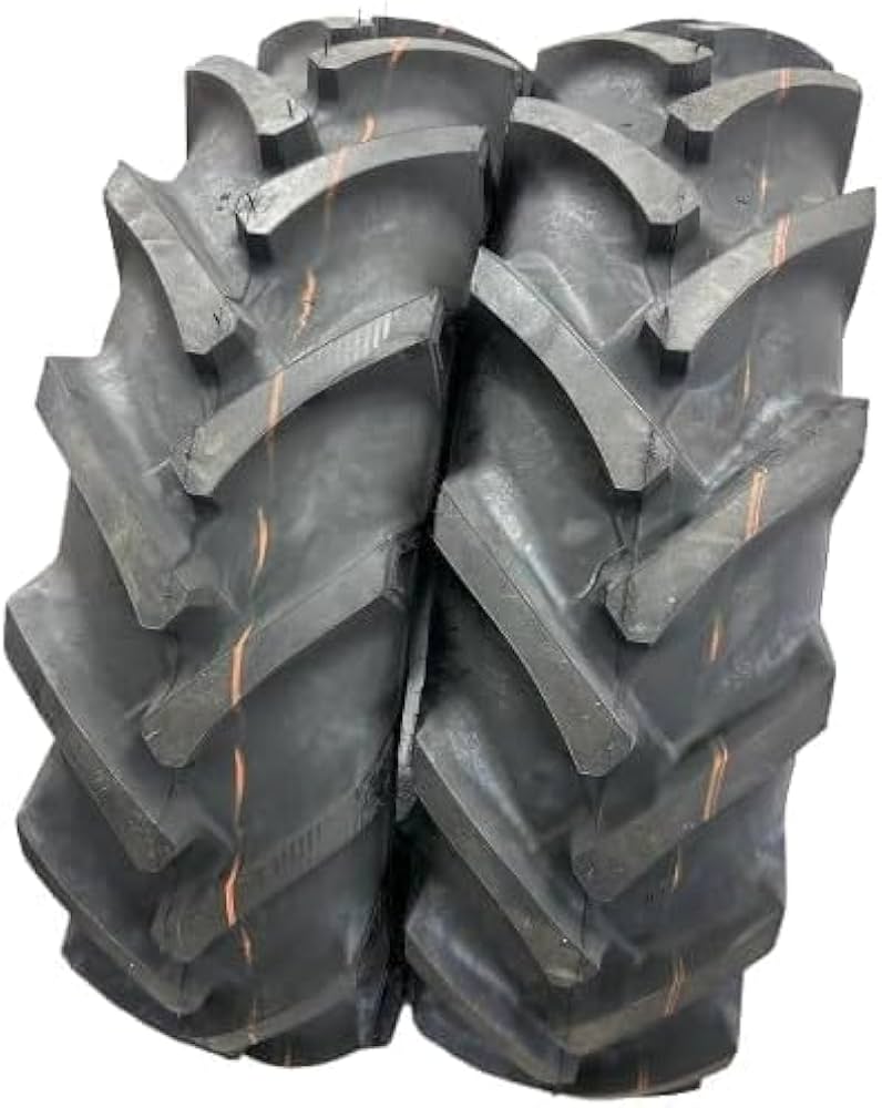 A stock image illustrating 12.4x28 tractor tire concepts