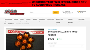 1320 Performance - Dragon Ball Z Shift Knob
