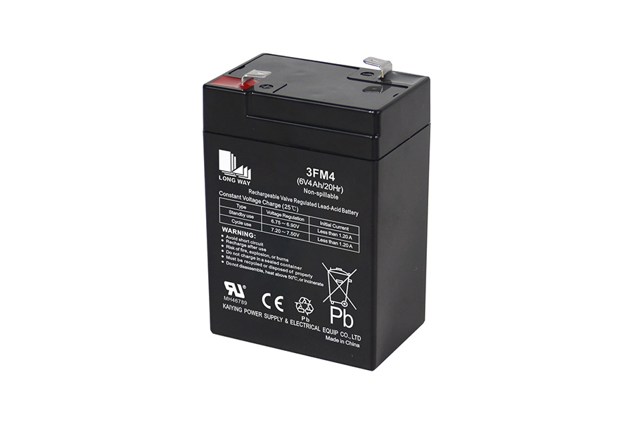 A stock image illustrating 3fm4 6v4ah 20hr battery concepts