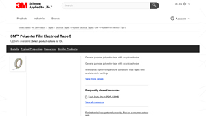 3M - Polyester Film Electrical Tape 5