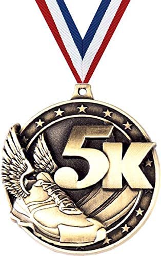 A stock image illustrating 5k medals concepts