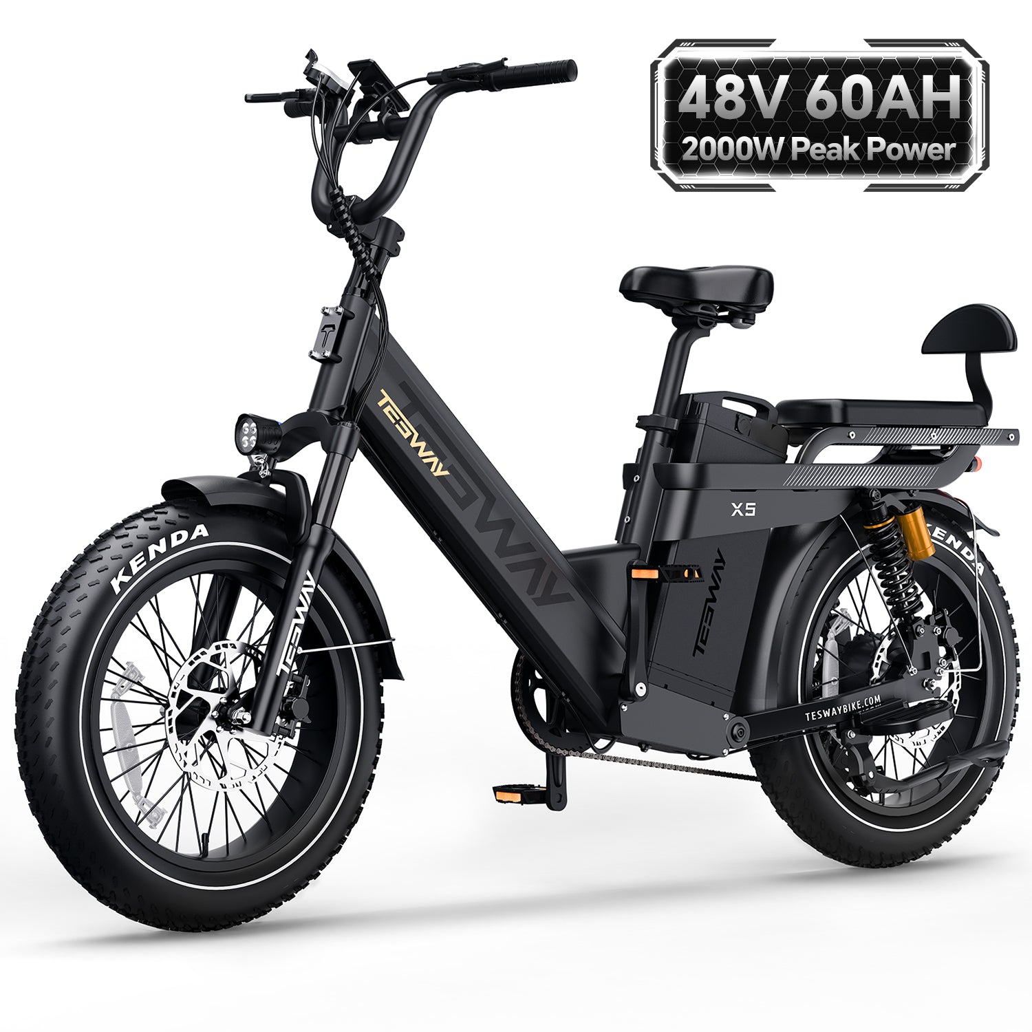 A stock image illustrating 60ah electric bike concepts