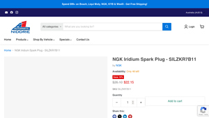 NGK - Iridium Spark Plug SILZKR7B11