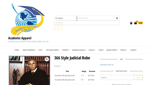 Academic Apparel - 366 Style Judicial Robe