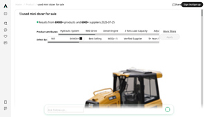 CAT - Used Mini Dozer D5K