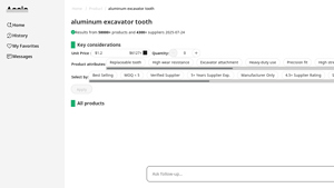 Accio - Aluminum Excavator Tooth