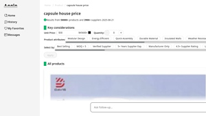 Accio - Capsule House Price Guide