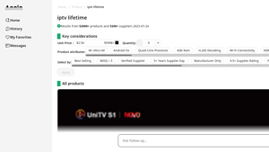 Accio - Uni TV Portuguese 1PTV Brazil Android TV Set-top Box