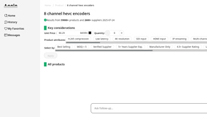 Accio - 8 Channel HEVC Encoders
