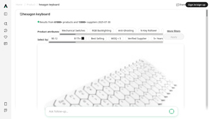 Accio - Hexagon Keyboard
