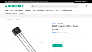 Addicore - SS49E Linear Hall-Effect Sensor