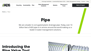 ADS Pipe - Corrugated Plastic Drainage Solutions