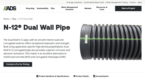 Adspipe - N-12 Dual Wall Pipe