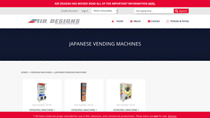 Air Designs - Japanese Vending Machines