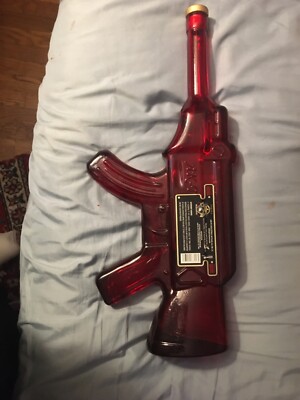 A stock image illustrating ak 47 tequila bottle concepts