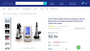 Alisa - LW-101 Ultrasonic Weight Loss Machine
