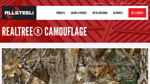Allsteel Metal - Realtree® Camouflage Panels