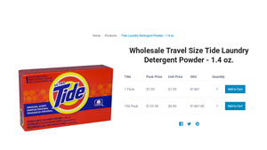 Tide - Laundry Detergent Powder