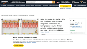 ABSJDFD - Boîte de gestion de clés