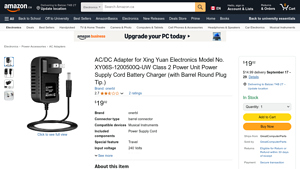 onerbl - XY06S AC/DC Adapter