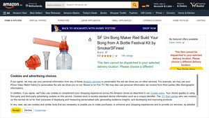 SmokerSFinest - SF Uni Bong Maker Red