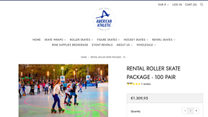 American Athletic Shoe - Rental Roller Skate Package