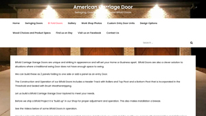 American Carriage Door - Bifold Garage Doors
