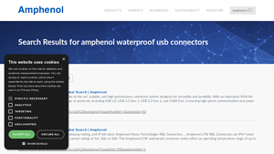 Amphenol - Waterproof USB Type C Connector