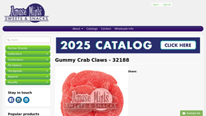 Amuse Mints - Gummy Crab Claws