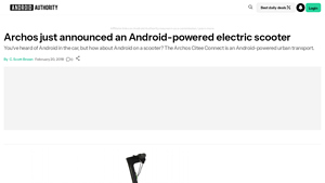 Archos - Citee Connect Electric Scooter
