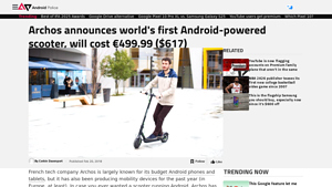 Archos - Citee Connect Scooter