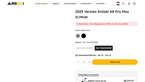 Aniioki - 60Ah Battery Power Backup