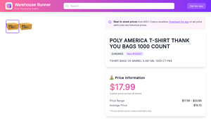 Poly America - T-Shirt Thank You Bags