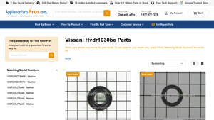 Vissani - VISSANI20HVDR1030BE Parts
