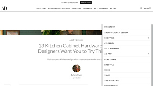 Architectural Digest - Key Hardware Designs