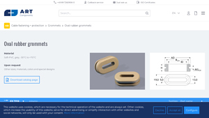 Art Components - Oval Rubber Grommets