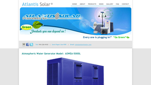 Atlantis Solar - ASWEA-5000L Water Production System