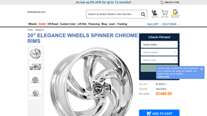 Elegance - Spinner Wheels 20x8.5 Chrome