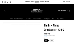 Aura Sublime - Flared Sweatpants