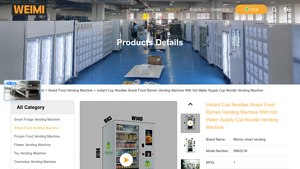 Micron Smart Vending - Instant Cup Noodles Snack Food Ramen Vending Machine