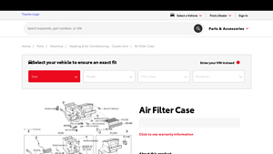 Toyota - Air Filter Case #88548-52040