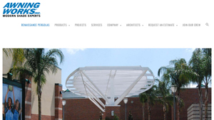 Awning Works Inc. - LEXAN® THERMOCLEAR® Polycarbonate Canopies