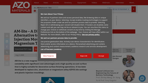 Advanced Magnesium Technologies - AM-lite Magnesium Alloy