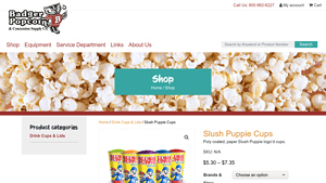 Badger Popcorn - Slush Puppie Cups