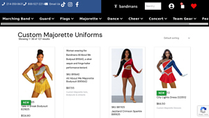 Bandmans - Custom Majorette Uniforms