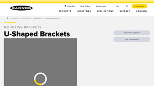 Banner Engineering - Heavy-Duty Die-Cast Bracket