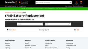 Duracell Ultra - 6FM9 Battery Replacement