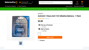 Nuon - A23 Alkaline Battery