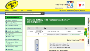 Generic - HR6 Rechargeable Battery